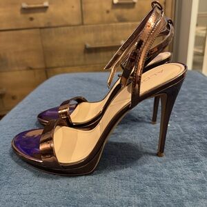 Aldo Metallic Rose gold Women's Heels 9